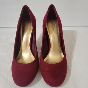 Jessica Simpson Velvet  Stiletto Shoes